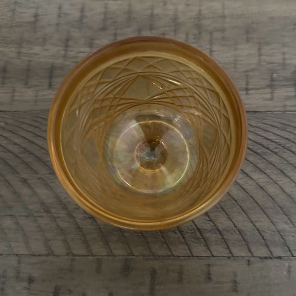 Vintage Depression Glass Yellow Golden Glow Glass Cup Bowl Dish - Picture 3 of 5